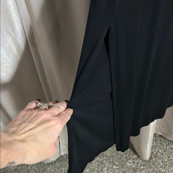 Tahari Black Sheath Maxi Dress for Cocktail - Picture 3 of 8